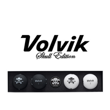 Load image into Gallery viewer, * NEW Volvik VIVID &#39;Skull Edition&#39; Pack (4 Balls+Marker)